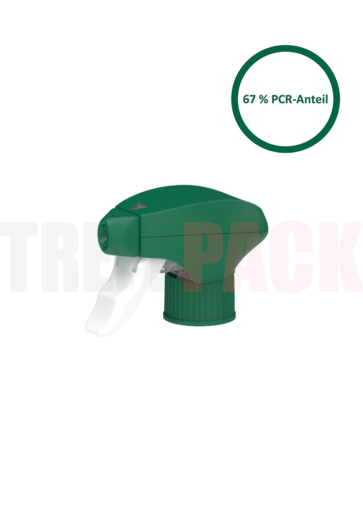 Grüne OpUs Verte+ Triggerpumpe mit Recyclinganteil