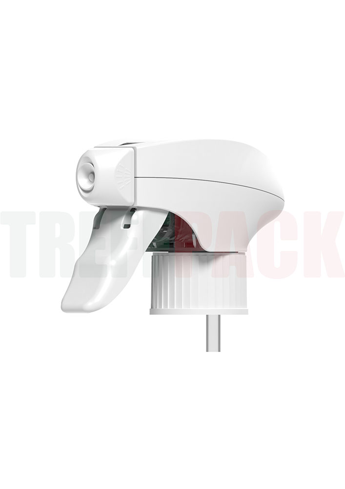 Weiße Triggerpumpe OpUs 28 mm Snap-On für Flaschen